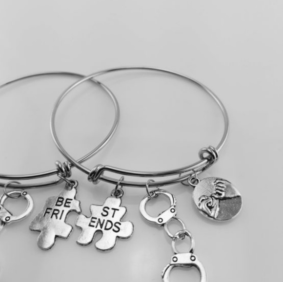 Jewelry, Two Best Friend Charm Bracelet